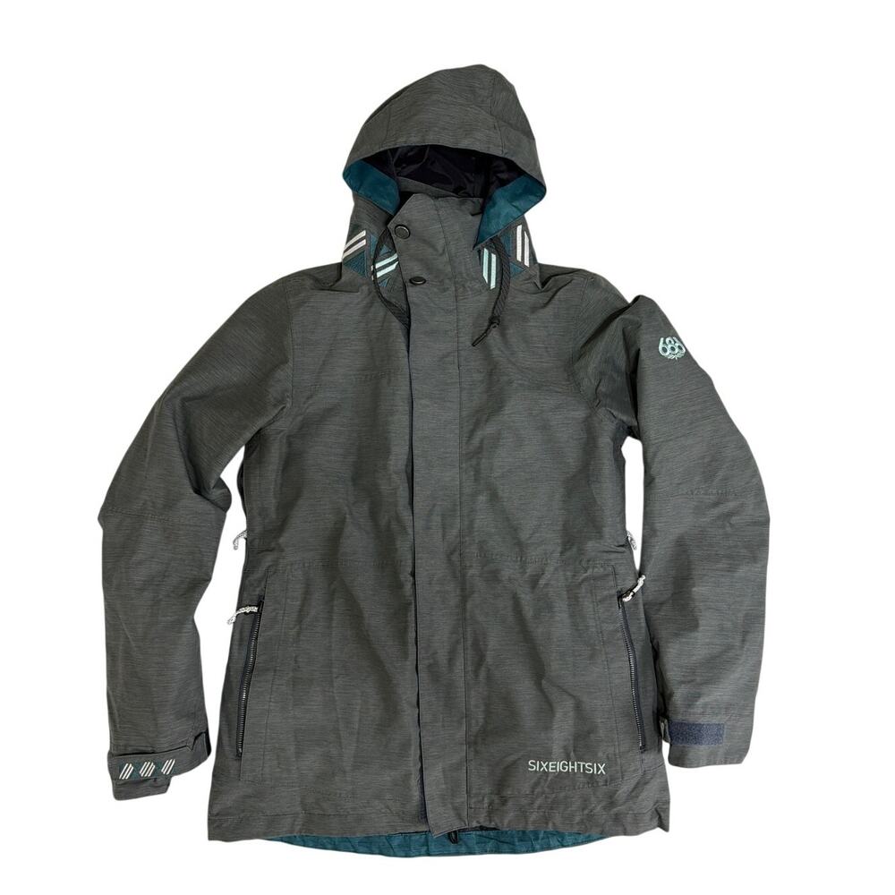 686 Women's SMARTY 3-in-1 Spellbound Jacket Gray Small